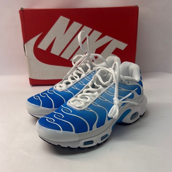 New Nike air max plus blue white mens size 7 - Picture 1 of 6